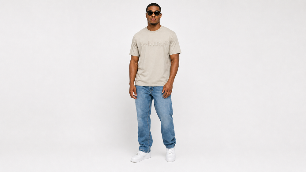 THE REDEEMED TEE | Beige