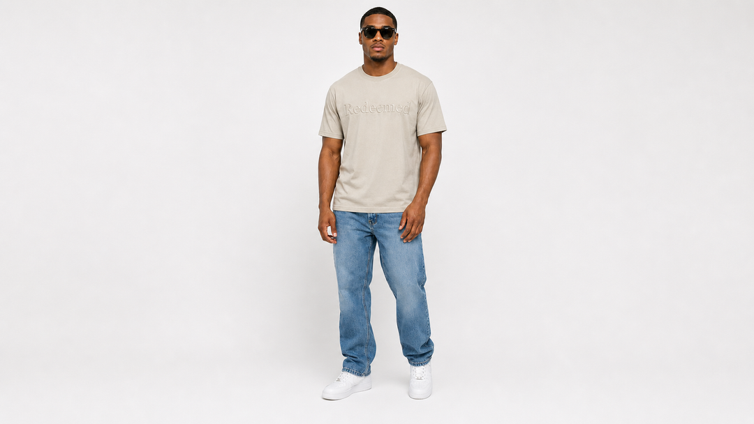 THE REDEEMED TEE | Beige
