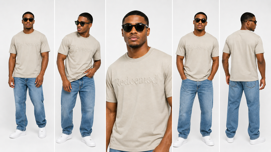 THE REDEEMED TEE | Beige