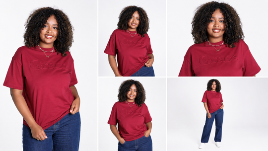 THE GRACE TEE | Red Wine