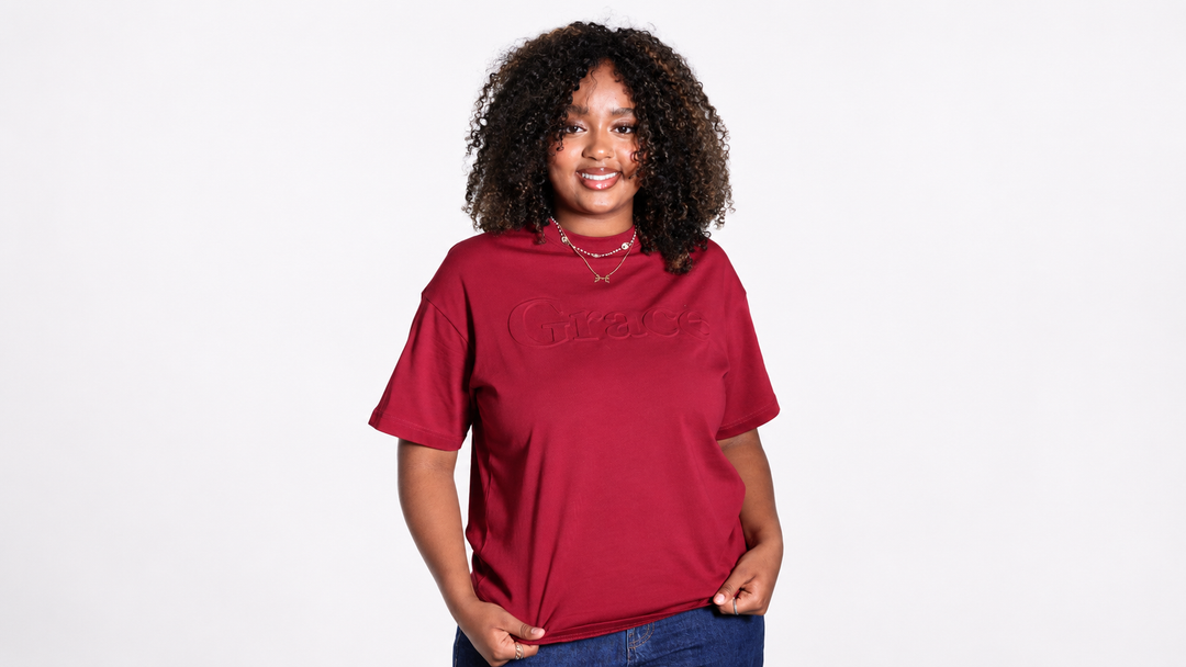 THE GRACE TEE | Red Wine