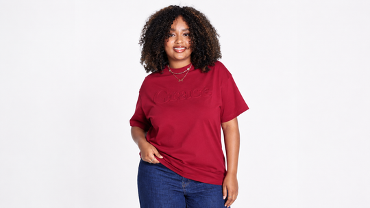 THE GRACE TEE | Red Wine